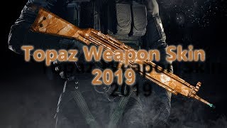 Rainbow Six® Siege  Topaz Weapon Skin 2019 [upl. by Chickie]