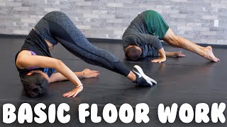 Beginner Dance Floor Work  Basic Moves and Combo with trainwithkendall [upl. by Etsirhc]