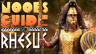 NOOBS GUIDE to RHESUS  A TOTAL WAR SAGA Troy [upl. by Mariam]