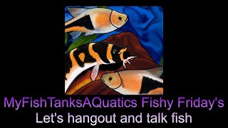 MyFishTanksAQuatics Fishy Fridays Show 102524 [upl. by Rashidi]