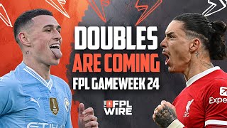 Blanks amp Doubles time  FPL Gameweek 24 Pod  The FPL Wire  Fantasy Premier League Tips 202324 [upl. by Mini]