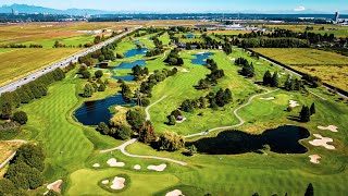 Mayfair Lakes BC Canada  Hole 9 and Lakeside Grill Experience [upl. by Klarika]