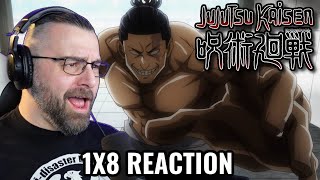 JUJUTSU KAISEN 1X8 REACTION Boredom  INTRODUCING TODO [upl. by Ahsinna]