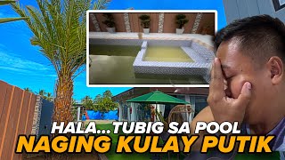 HALA…TUBİG SA POOL NG RESORT NAGİNG KULAY PUTIK… NAGLAGAY LANG NG CHLORINE [upl. by Nonnah537]