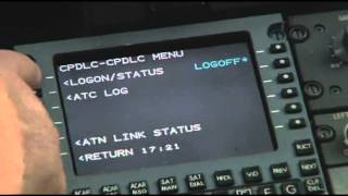 CPDLC  departure and logon [upl. by Akili]