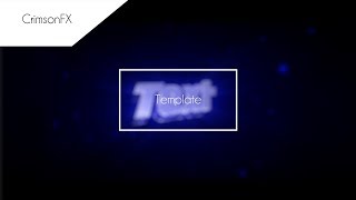 41  Free BLUE Template  60fps No edge split [upl. by Ermina]