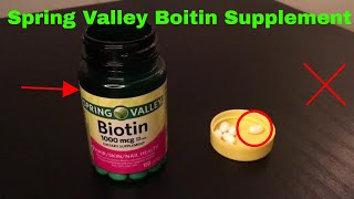 ✅ How To Use Spring Valley Biotin Supplement Review [upl. by Michaela168]