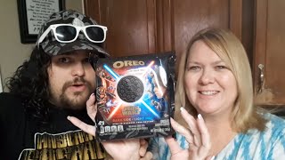 Trying Out the New quotStar Warsquot Oreos Our Reaction and Food Review [upl. by Nosretep635]