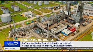 Nigeria to restart four oil refineries in 2024 [upl. by Aracot624]