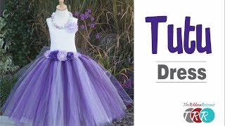 How to Make a Tutu Dress  TheRibbonRetreatcom [upl. by Efren]