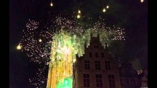 Vuurwerk te Mechelen [upl. by Tanitansy995]