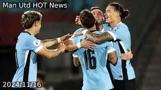 Ugarte strikes late to hand Uruguay thrilling 32 win over Colombia [upl. by Veljkov]