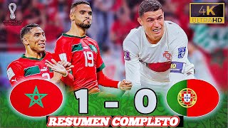 MARRUECOS VS PORTUGAL RESUMEN COMPLETO HD [upl. by Meuse995]