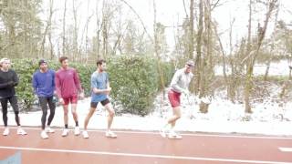 Bowerman TC Winter Workout [upl. by Kolivas]