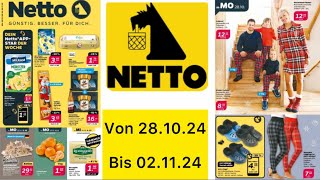 NETTO Angebote der WocheProspekte Werbung Gültig von 281024 bis 21124Werbungde [upl. by Ecyaj204]