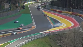 2023 Porsche Carrera Cup Benelux SpaFrancorchamps crash in the Raidillon 4K [upl. by Durand]