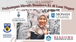 JALUR LANGIT LOLOS BEASISWA INDONESIA MAJU  S1 DI UNIVERSITY OF TORONTO FULL BEASISWA [upl. by Wulf73]