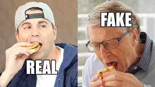 Feeding Bill Gates a Fake Burger to save the world [upl. by Alyehc158]