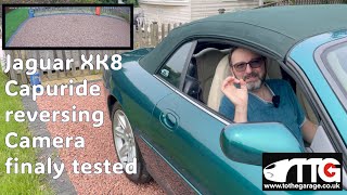 At last We test my Jaguar x100 XK8 with a full reversing camera installation [upl. by Fairfield]