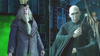 Dumbledore vs Voldemort Duel  Battle of the Ministry of Magic  Harry Potter Kinect [upl. by Eiramassenav]