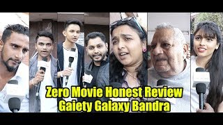 Zero Movie Honest Review  Gaiety Galaxy Bandra  Shahrukh Salman Anushka Katrina [upl. by Herby]