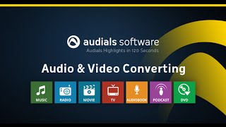 Audials 2016 in 120 Seconds Audio amp Video Converting [upl. by Fe249]