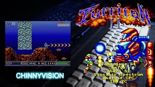 ChinnyVision  Ep 547  Turrican 2  Amiga ST C64 IBM PC Spectrum Amstrad CPC [upl. by Mohandas]