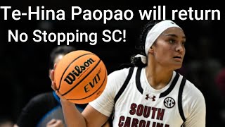 TeHina Paopao will return next season  the Impact  South Carolina Dominance will continue [upl. by Aksehcnarf172]