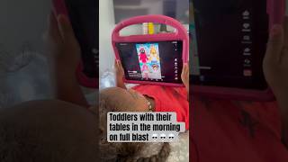 Toddlers on tablets be like 😳 shorts trending funny [upl. by Dorolice877]