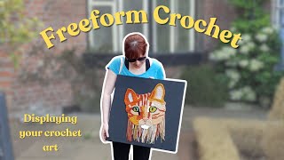 Displaying my freeform crochet art last minute prep and tips for making the most of the exhibition [upl. by Kirk]