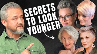 5 Short Grey Hairstyles That will make you LOOK YOUNGER AFTER 50  GAME CHANGERS youthful over50 [upl. by Nooj]