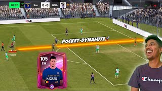 EDEN HAZARD CARD IS BROKEN FC MOBILE [upl. by Tniassuot]