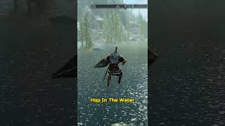 Levitation in Skyrim😳skyrim rpg gaming shorts [upl. by Norud]