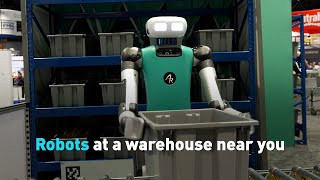 Robots at a warehouse near you [upl. by Aible]