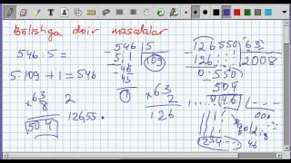 Bolishga doir masalalar Matematika 5sinf 18dars [upl. by Enyad]