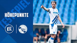 Testspielhöhepunkte KSC  Racing Strasbourg [upl. by Sutniuq]