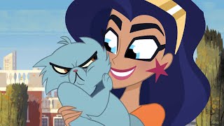 Jessica with Dexter the Rage Cat  DC Superhero Girls  Cartoon Network Asia [upl. by Kinnard]