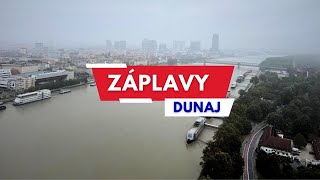 Bratislava pod náporom Dunaja  Exkluzívne zábery zhora  1592024 [upl. by Anwahsad]