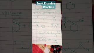 Stork Enamine Reaction organicsynthesis chemistrymasters [upl. by Oni]