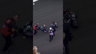 Moto3 Alonso Crash di motegi motogp motorsport racing moto2 moto3 [upl. by Assiruam]