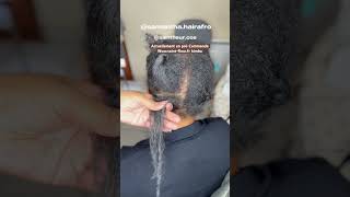 COMMENT HYDRATER SES CHEVEUX AFROS SANS UTILISER DEAU NI DE GEL cheveuxafro cheveuxcrepus [upl. by Apollus]