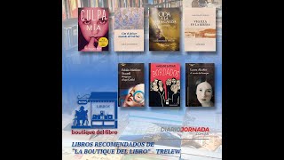 LIBROS RECOMENDADOS por “La Boutique del Libro” 📚 [upl. by Einnol]