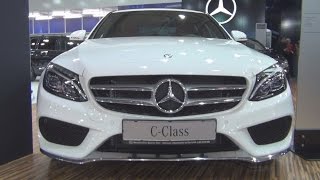 MercedesBenz C 220 d 4MATIC 2016 Exterior and Interior in 3D [upl. by Anerbas]