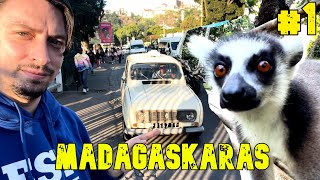 MADAGASKARAS 1 ATŠAUKTAS SKRYDIS IR LEMŪŪŪŪŪRAI [upl. by Rina]