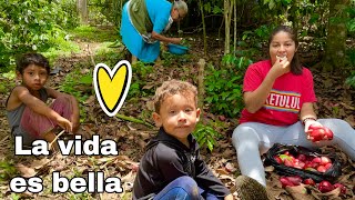 Cortando MARAÑONES CHINOS en el CAMPO 🇸🇻 VISITÉ A LA ABUELA  Celinaz El Salvador [upl. by Sesilu732]