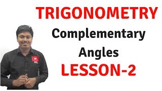 Trigonometry  Lesson 2  Complementary Angles [upl. by Curry653]