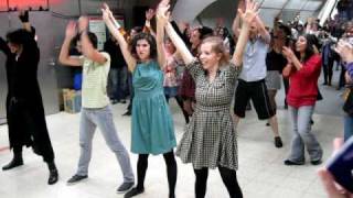 Flash Mob Dance in the Metro  Bilbao Spain [upl. by Arraes478]