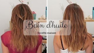 Un bain dhuile pour réparer ses cheveux après lété  😍 [upl. by Enala]