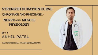 Strength  Duration curve  Rheobase  Chronaxie  Nerve Muscle Physiology Ref  Guyton and Hall [upl. by Ingemar]