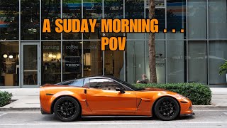 SUNDAY MORNING COFFE RUNPOV CORVETTE Z06 [upl. by Nara987]